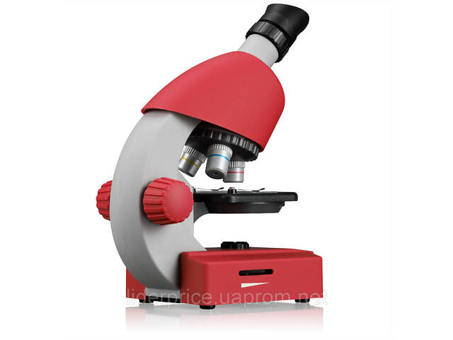 Мікроскоп Bresser Junior 40x-640x Red з набором та адаптером для смартфона (8851300E8G000), оригінал! - Фото 3