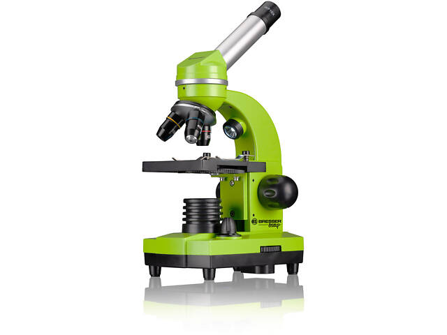 Мікроскоп Bresser Junior Biolux SEL 40x-1600x Green з адаптером для смартфона (8855600B4K000) - Фото 5