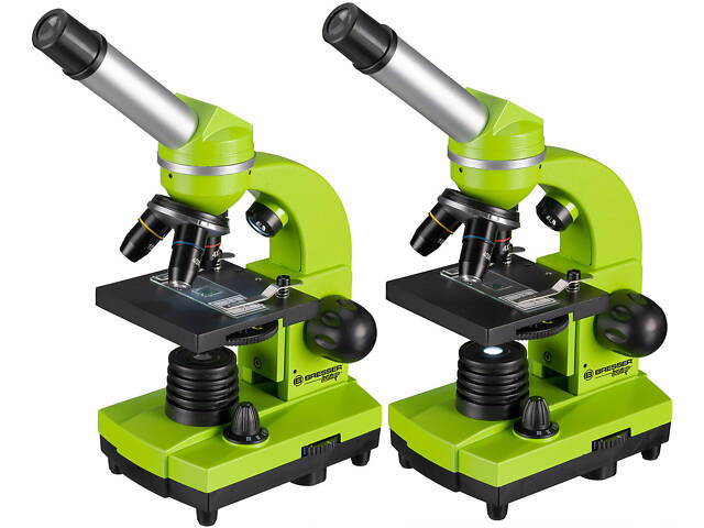 Мікроскоп Bresser Junior Biolux SEL 40x-1600x Green з адаптером для смартфона (8855600B4K000) - Фото 6