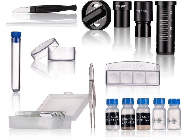 Мікроскоп Bresser Junior Biolux SEL 40x-1600x Green з адаптером для смартфона (8855600B4K000) - Фото 7