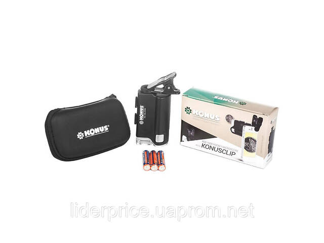 Мікроскоп KONUS KONUSCLIP 60x-100x для смартфона, оригінал! - Фото 4
