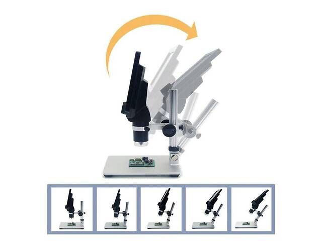 Микроскоп цифровой с 7' дюймовым LCD экраном GAOSUO G1200HD, питание от сети (Товар с дефектом) - Фото 3