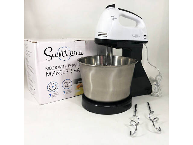 Миксер/Блендер Suntera SMX-504 стационарный миксер, миксер тестомес для дома, миксер планетарный комбайн