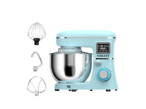 Миксер планетарный Sokany SK-277 Kitchen Master Stand Mixer 1800W 8l стационарный миксер