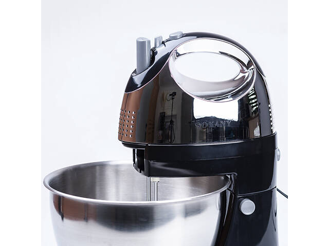 Миксер стационарный Sokany KF-906CS Stand Mixer 500W 4l тестомес - Фото 6