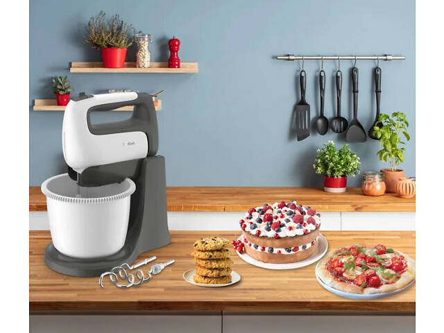 Міксер стаціонарний Tefal HT464138 500 Вт сірий - Фото 7