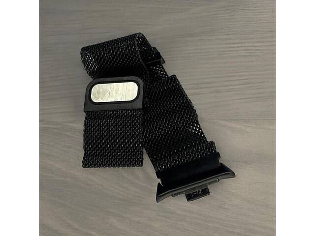 Міланський сітчастий ремінець Primo для годинника Redmi Watch 4 / Xiaomi Mi Band 8 Pro - Black - Фото 4