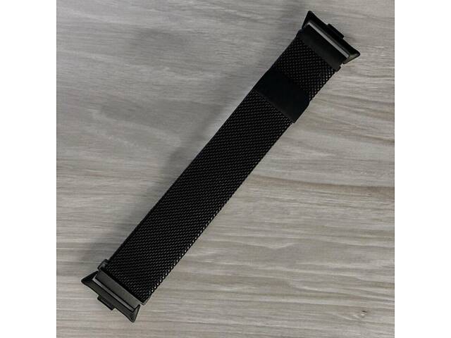 Міланський сітчастий ремінець Primo для годинника Redmi Watch 4 / Xiaomi Mi Band 8 Pro - Black - Фото 6