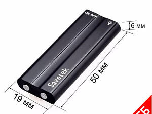 Мини диктофон c MP3 плеером Savetek 500 (GS-R01), 16 Гб памяти, 18 часов записи