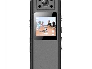 Мини камера - нагрудный видеорегистратор с поворотным объективом, экраном и диктофоном Nectronix A22