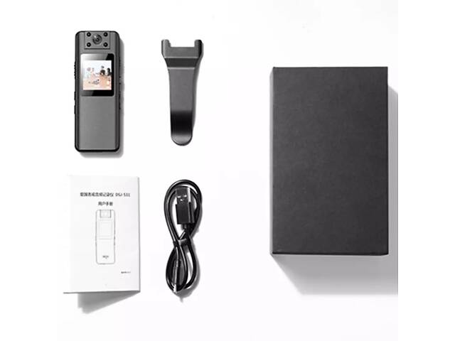 Мини камера - нагрудный видеорегистратор с поворотным объективом, экраном и диктофоном Nectronix A22 - Фото 7