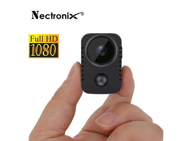 Мини камера с датчиком движения, ночным виденьем и записью на карту памяти Nectronix MD29, FullHD 1080P, до 30 - Фото 1