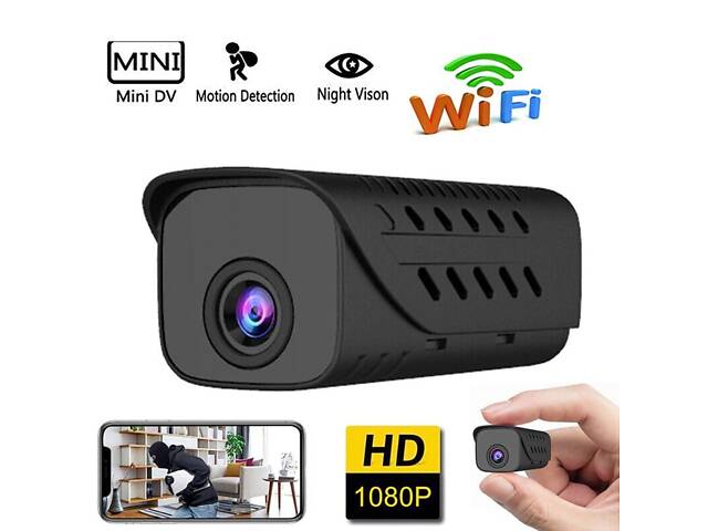 Мини камера wifi c видеорегистратором и записью на карту памяти до 128 Гб Nectronix H9W, с аккумулятором 850 мАч - Фото 2