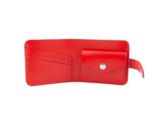 Мини кожаный кошелек Редисон Валли красный Berkani TBR86283 - Фото 4