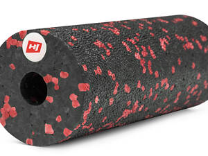 Міні масажний ролик (валик, роллер) Hop-Sport EPP 15см HS-P015YG чорно-червоний