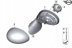Mini OE R61 зовнішнє дзеркало з підігрівом l