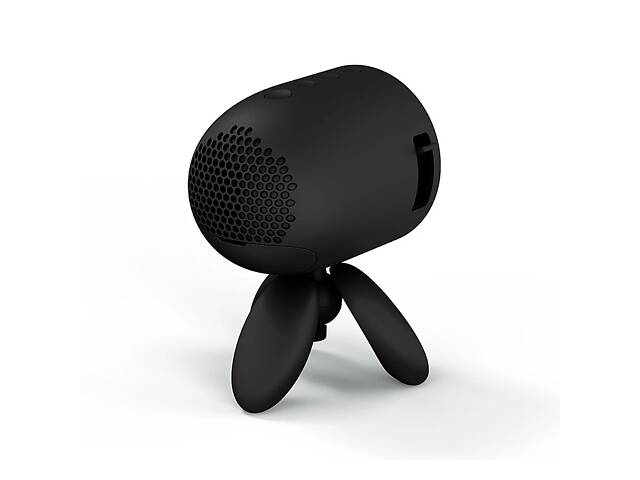 Міні відеопроектор світлодіодний з динаміком YG220 з регульованою підставкою триногою та підтримкою 1080P Чорний. - Фото 6