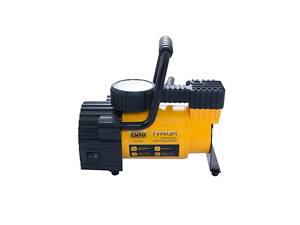 Миникомпресор автомобільний Сила 7 атм x 35 л/хв однопоршневий з ліхтариком (900412)