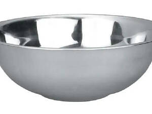 Миска з нержавіючої сталі Empire Стантарт EM-5139-1 36 см 7 л срібна