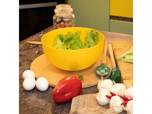 Миска кухонна глибока пластикова Ø 24 см H 11.5 см 3 л - Фото 10