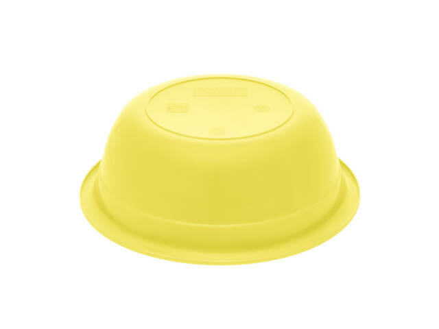 Миска кухонна глибока пластикова Ø 25.7 см H 8.6 см 2.5 л Жовтий - Фото 2