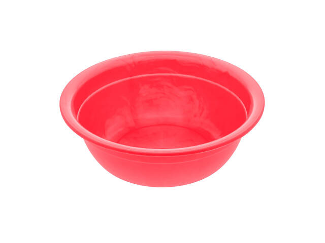 Миска кухонна глибока пластикова Ø 25.7 см H 8.6 см 2.5 л Червоний - Фото 4
