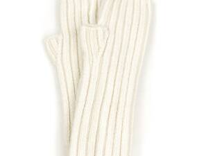 Митенки женские LuckyLOOK One Size белые Marlen 255-258