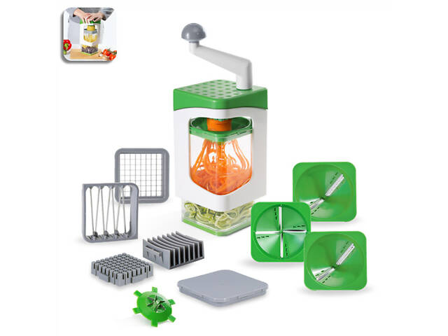 Многофункціональна овочерізка з 7 змінними лезами XPRO MA-22-24 (MER-15444_460) - Фото 3