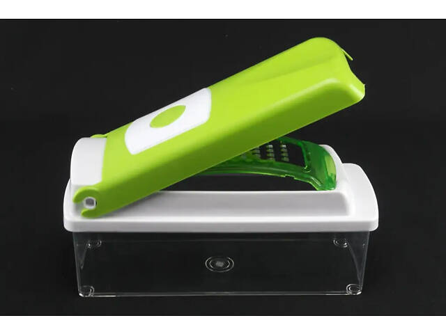 Многофункциональная овощерезка Nicer Dicer Plus терка мультислайсер пресс для нарезки измельчитель овощей - Фото 6