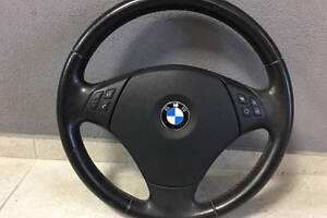 Многофункциональное рулевое колесо кожа BMW E90\E91 32306764548