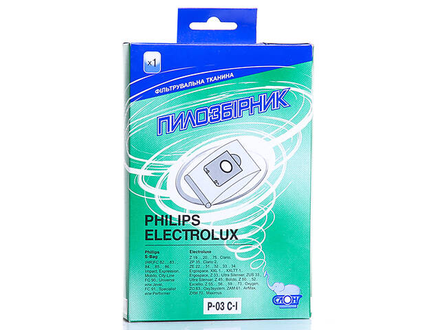 Багаторазовий пилозбірник для пилососа СЛОН P-03 С-І Philips / Electrolux - Фото 1