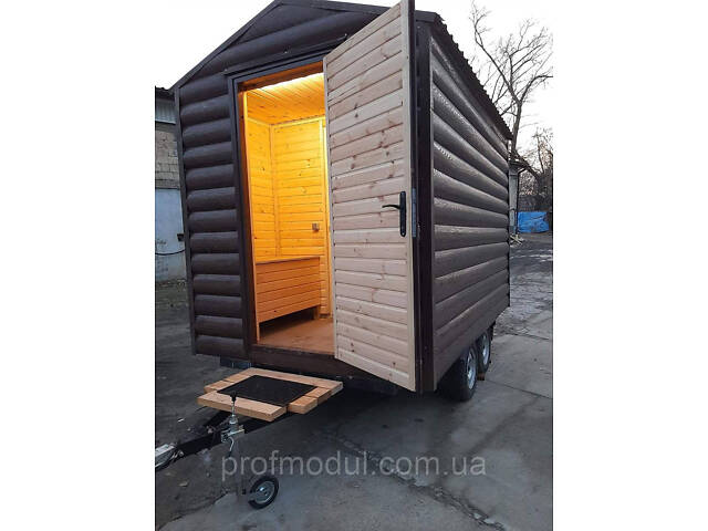 Мобильная баня на шасси - Фото 3