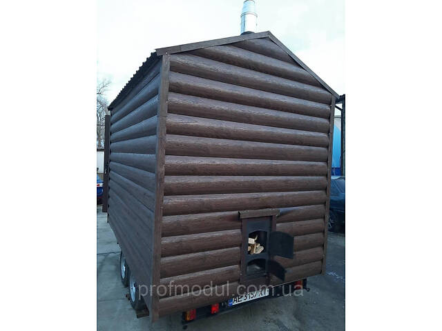 Мобильная баня на шасси - Фото 4