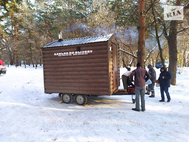 Мобильная баня на шасси - Фото 8