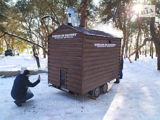 Мобильная баня на шасси - Фото 10
