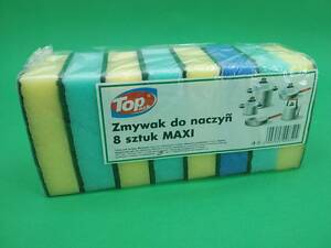 Mочалка для мытья посуды 8шт TOPack(Макси) (1 пач)