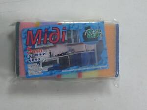 Mочалка для посуды средняя Супер торба ( Миди), 5шт\пач