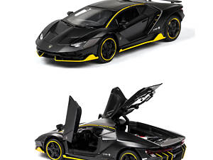 Модель автомобиля Lamborghini Centenario LP770 1:32 — металлическая инерционная машинка с фарами и звуком