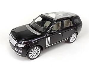 Модель автомобіля Range Rover. Металева машинка Рейндж Ровер у якої горять фари та звучить мотор 1:24
