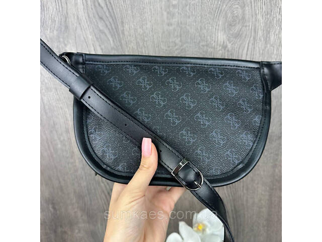 Модна жіноча бананка стиль Guess, сумка-бананка для дівчат Гесс - Фото 8