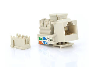 Модуль широкий Keystone Jack RJ-45 кат.5E UTP, 23,0мм, Q50