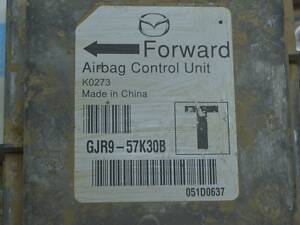 Модуль srs airbag комп'ютер подушок безпеки Mazda6 13-17 (01) топляк,гарантія на встановлення GJR9-57-K30C
