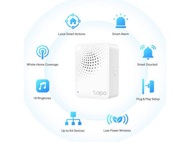 Модуль управління розумним домом TP-Link Tapo H100 (TAPO-H100) - Фото 2