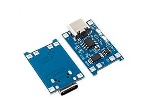 Модуль зарядки литиевых Li-ion батарей от USB Type-C TP4056, X52136 и защита