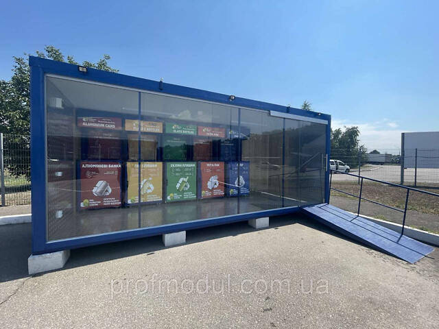 Модульна будівля з панорамним склінням 6х2.4м - Фото 2