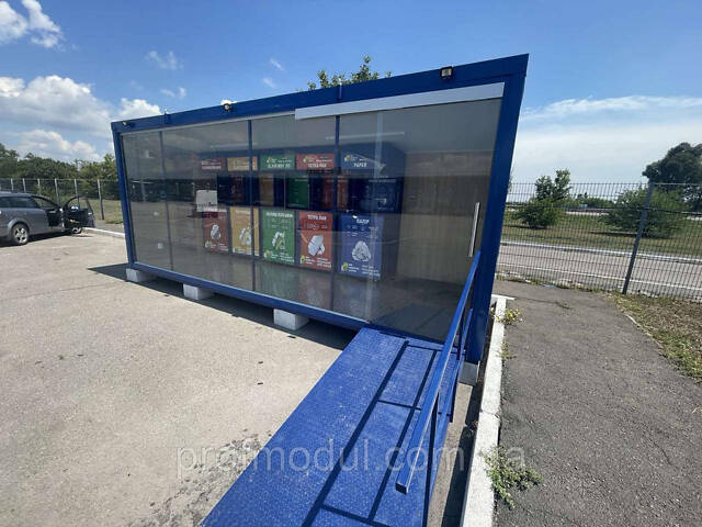 Модульна будівля з панорамним склінням 6х2.4м - Фото 3