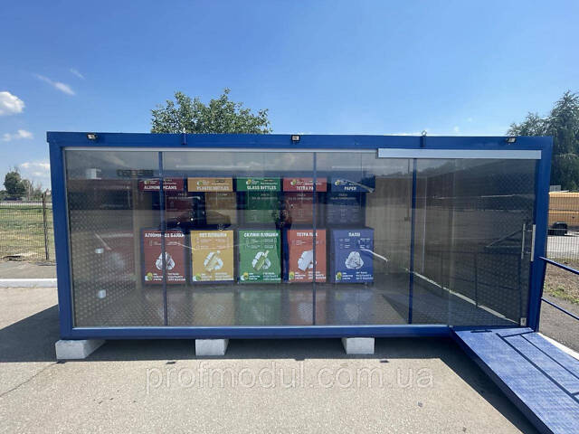 Модульна будівля з панорамним склінням 6х2.4м - Фото 4