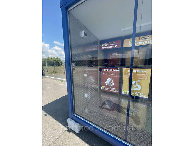 Модульна будівля з панорамним склінням 6х2.4м - Фото 5