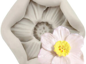 Молд силіконовий кондитерський для мастики та шоколаду квітка плюмерії