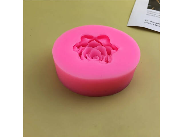 Молд силіконовий кондитерський для мастики та шоколаду Троянда - Фото 3